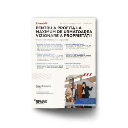Pliant A5 - 6 sugestii pentru vizionarea proprietății